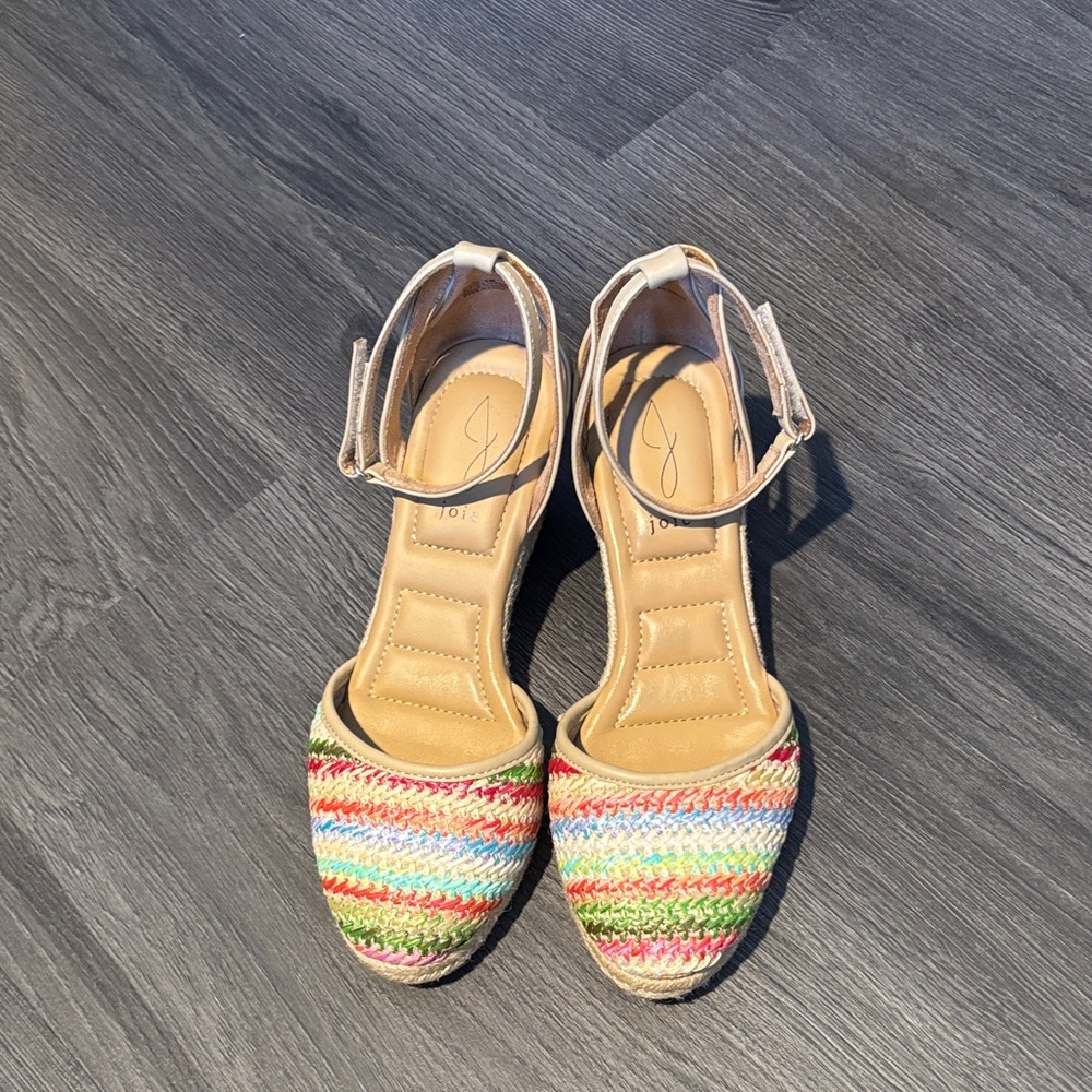 Joie Multicolor Striped Espadrille Sandals